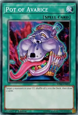 SDSH-EN031 POT OF AVARICE COMMON 1ST EDITION YuGiOh CARD - Image 1