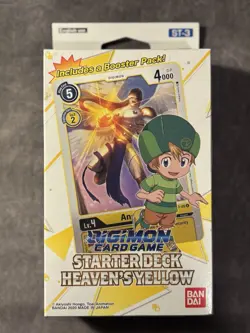 Starter Deck ST-03 Heaven's Yellow - Bandai - Digimon Card Game - Sealed - Image 1