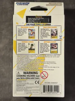 Starter Deck ST-03 Heaven's Yellow - Bandai - Digimon Card Game - Sealed - Image 2