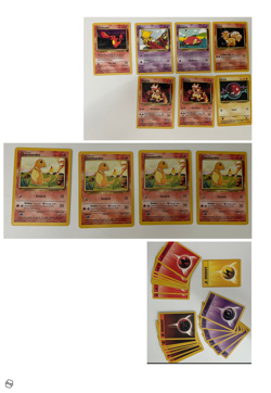 Pokemon Vintage Card Lot Base Set Rocket Fossil Charmander Trainers 124+ Cards - Image 1