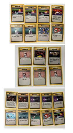 Pokemon Vintage Card Lot Base Set Rocket Fossil Charmander Trainers 124+ Cards - Image 2