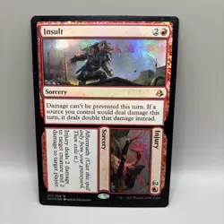 MTG Insult Injury Mystery Booster 2 The List Magic Card - FOIL - NM - Image 1