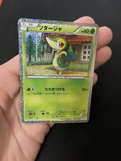 Snivy 001/009 EXC Pokemon Card Japanese Holo Rare Vintage Promo - Image 2