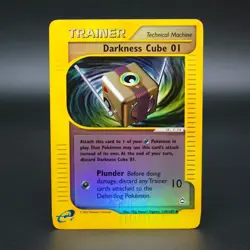 Darkness Cube 01 119/147 Reverse Holo Aquapolis E Series WOTC Pokemon Card - NM - Image 1