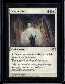 Nevermore Innistrad NM White Rare MAGIC THE GATHERING MTG CARD MTG - Image 1