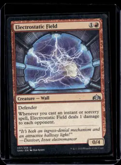 MTG Electrostatic Field Near Mint Normal Guilds of Ravnica - Image 1
