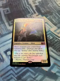 MTG Foil Sliver Hivelord EX+/NM- Core Set 2015 M15 - Image 2