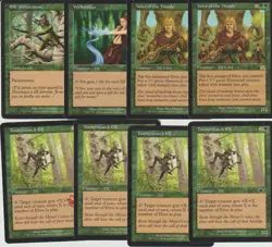 Lot 8 cartes ELFS MAGIC MTG 2002-2003 EX-NM US FR Wellwisher Timberwatch... - Image 1