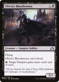 MTG - 4 x Olivia's Bloodsworn - Playset 4x x4 - Shadows over Innistrad NM - Image 1