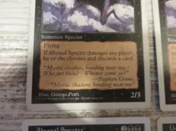 4x Abyssal Specter - 5th & 6th - NM/EX - 2x English 2x German - MTG Discard - Image 2