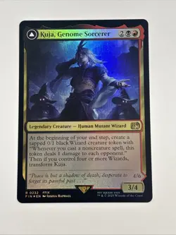 FOIL Kuja, Genome Sorcerer Art 0232 R Regular | Final Fantasy FIN | MTG - Image 2