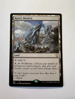 Karn's Bastion - MTG Phyrexia: All Will Be One: Commander - NM - Image 1