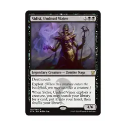 WOTC MtG Dragons of Tarkir Sidisi, Undead Vizier (R) EX - Image 1