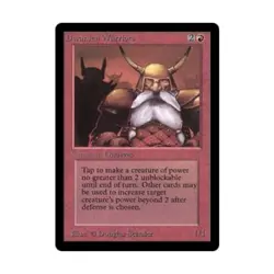 WOTC MtG Beta Dwarven Warriors (C) EX - Image 1