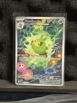 Pokemon TCG Swadloon 088/086 2025 White Flare Illustration Rare Card - NM - Image 1