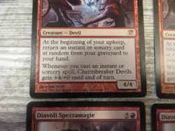 4x Charmbreaker Devils - Innistrad - NM - 2x English 2x Italian - MTG - Image 2