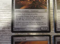 4x Creepy Doll - Innistrad - NM - English - MTG - Image 2