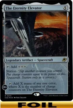 1x - The Eternity Elevator - FOIL - Edge of Eternities - NM MTG - Image 1
