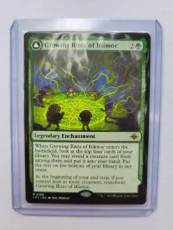 Growing Rites Of Itlimoc - Rare - Ixalan LCI -NM Mtg - Image 1
