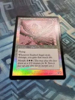 MTG Foil Exalted Angel MP+ Onslaught - Image 2