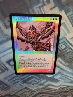 MTG Foil Exalted Angel MP+ Onslaught - Image 3
