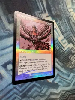 MTG Foil Exalted Angel MP+ Onslaught - Image 4