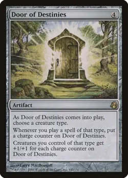 1x Door of Destinies - Morningtide - NM - Spanish - MTG Elves Goblins Merfolk - Image 3