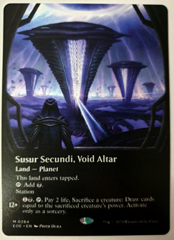 MTG Edge of Eternities - Susur Secundi, Void Altar - Borderless - Mythic 0284 NM - Image 1