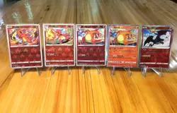 Pokemon Chinese 5Pcs Charizard Charmander Charmeleon Exclusive KRadiant IN STOCK - Image 1
