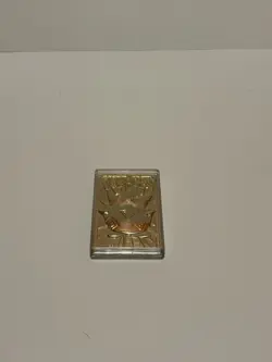 Vintage 1999 Burger King Pokemon 23K Gold Plated Togepi Trading Card - Image 3