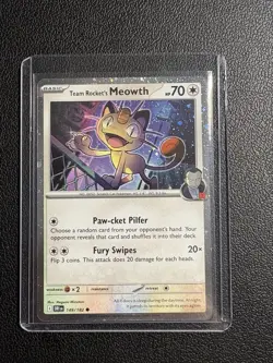 Pokemon Destined Rivals Team Rockets Giovanni Meowth Cosmo Mewtwo 205 Promo Set - Image 3