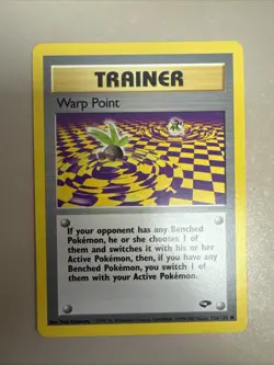 Pokemon - Trainer Warp Point 126/132 Gym Challenge Unlimited WotC 2000 NM - Image 1