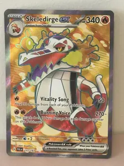 Pokemon TCG: Skeledirge ex (Full Art) - 233/193 - S&V Paldea Evolved - NM - Image 1