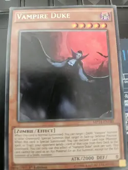 Yugioh Vampire Duke MP14-EN180 Rare 1st Edition LP - Image 1