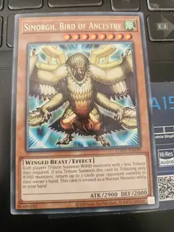 YUGIOH Simorgh, Bird of Ancestry : LODT-EN039 : Rare NM-MINT - Image 1