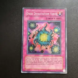 Yugioh Deck Devastation Virus FET-EN058 Super Rare LP - Image 1