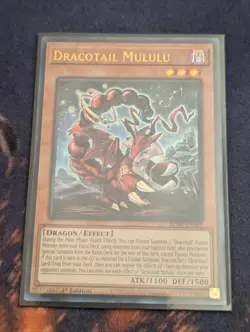 yugioh dracotail mululu ultra rare jush-en005 jush - Image 1
