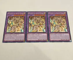 yugioh mysterion the dragon crown rare 3x jush-en013 jush - Image 1
