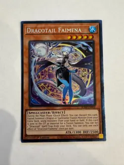 yugioh dracotail faimena collector's rare jush-en002 jush - Image 1