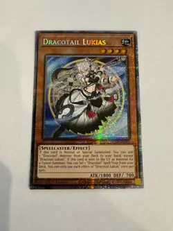 yugioh dracotail lucias starlight rare jush-en001 jush - Image 1