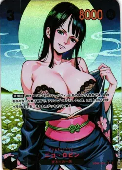 NICO ROBIN ONE PIECE Holographic Custom Art Goddess Story Anime Collectible Card - Image 1