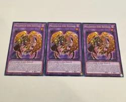 yugioh millennium-eyes restrict rare 3x jush-en047 jush - Image 1
