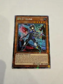 yugioh k9-17 izuna starlight rare jush-en031 jush - Image 1