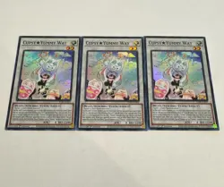 yugioh cupsy yummy way super rare 3x jush-en019 jush - Image 1