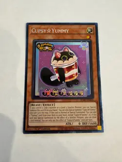 yugioh cupsy yummy collector's rare jush-en016 jush - Image 1