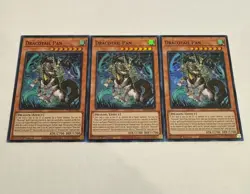 yugioh dracotail pan super rare 3x jush-en003 jush - Image 1