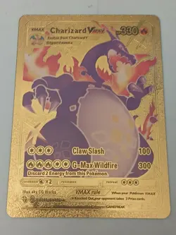 Pokemon Gold Foil Card Lot of 10 Charizard Near Mint (Pokemon TCG) Charizard Lot - Image 2