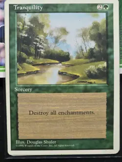 MTG Tranquility 4th Edition Uncommon Card Near Mint Condition - Image 1