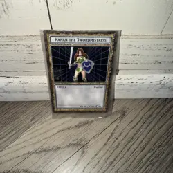 1996 YuGiOh Dungeon Dice Monsters Kanan the Swordmistress B4-08 Only Card - Image 2