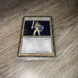 1996 YuGiOh Dungeon Dice Monsters Kanan the Swordmistress B4-08 Only Card - Image 4